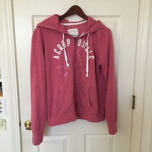 Pink Zip-up Hoodie